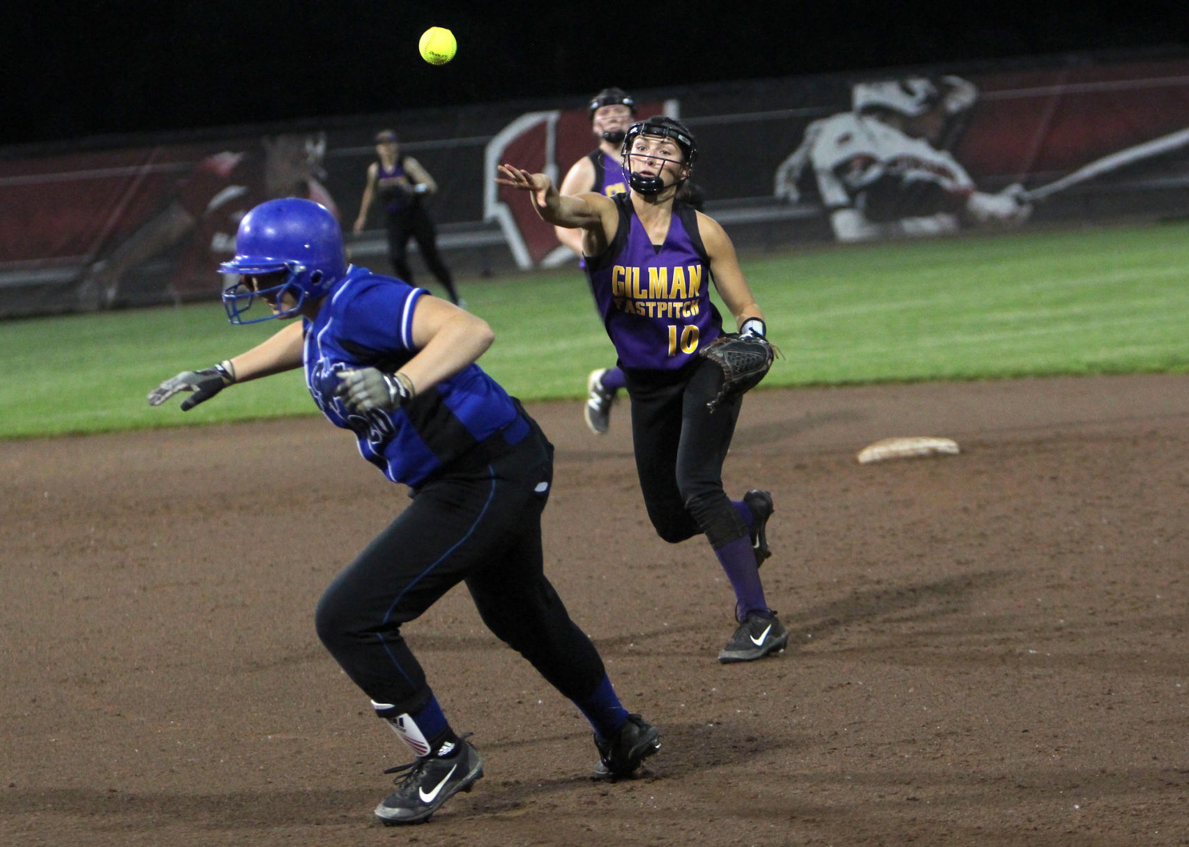 Gilman vs Blair-Taylor softball at Division 5 state semifinals 6-6-19